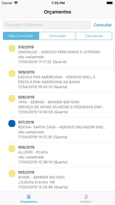 Bellandi سکرین شاٹس