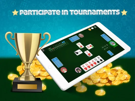Zrzuty ekranu Belote - Jeu de Cartes iPad 