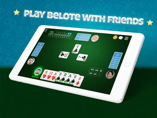 Zrzuty ekranu Belote - Jeu de Cartes iPad 