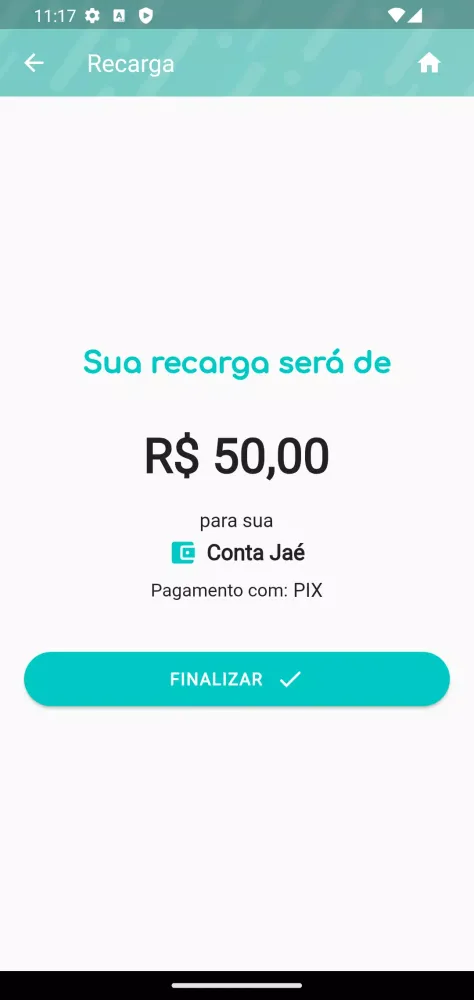 Capturas de tela do Jaé