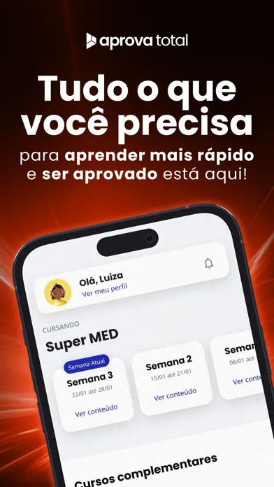 Capturas de pantalla de Aprova Total - Curso Enem