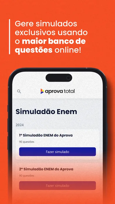 Capturas de pantalla de Aprova Total - Curso Enem