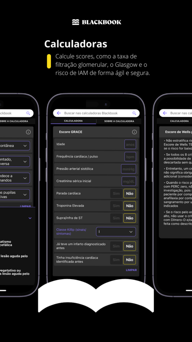 Screenshot di Blackbook: Decisões Clínicas