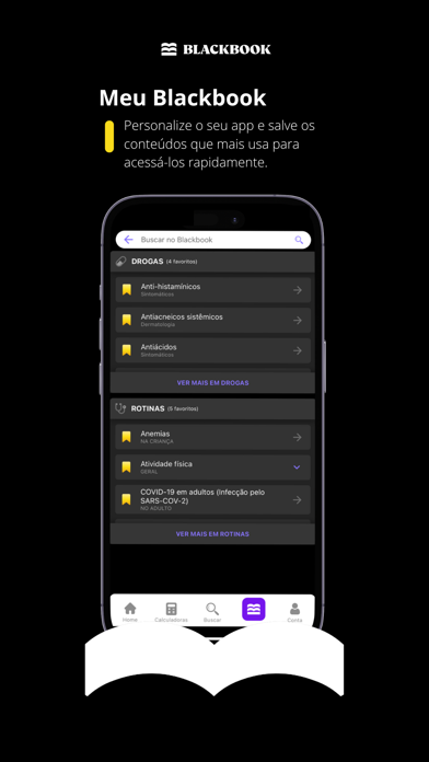 Screenshot di Blackbook: Decisões Clínicas