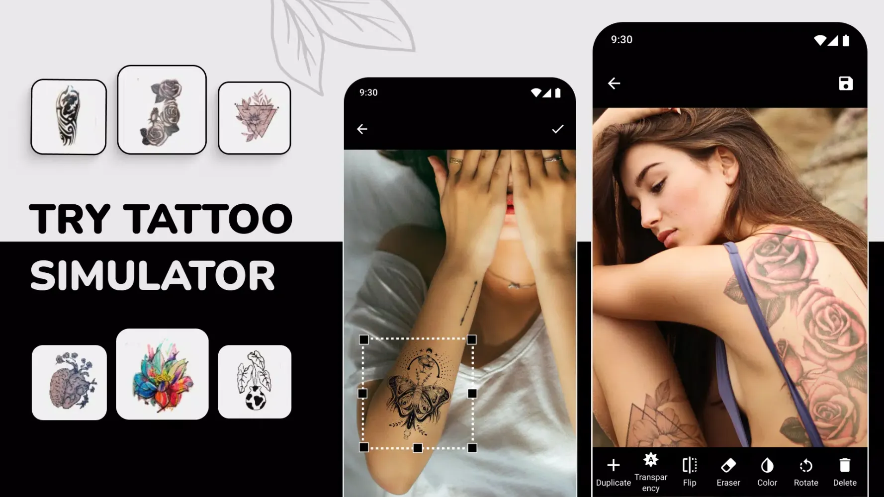 Tattoo Simulator Tattoo Maker स्क्रीनशॉट