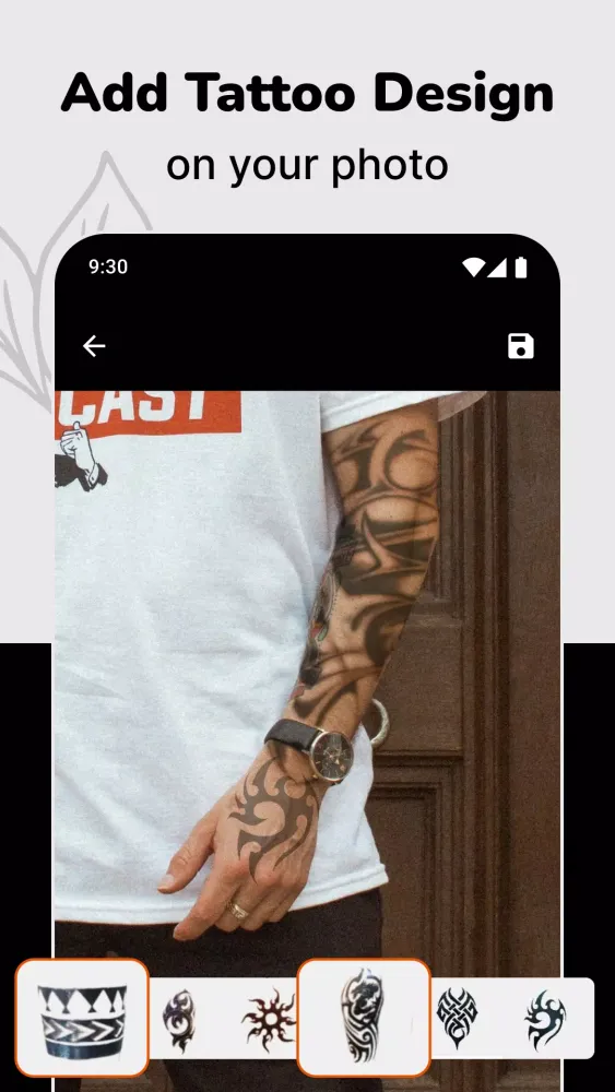 Tattoo Simulator Tattoo Maker स्क्रीनशॉट