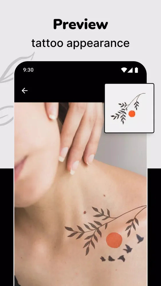 Tattoo Simulator Tattoo Maker स्क्रीनशॉट