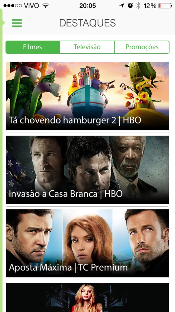 Capturas de tela do TV Alphaville