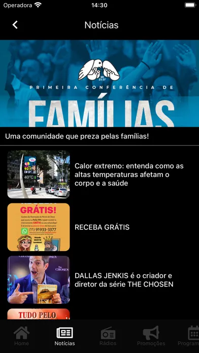 Captures d'écran de Rádio Feliz FM