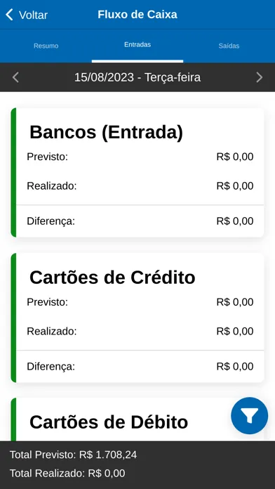Capturas de pantalla de Bluesoft Financeiro