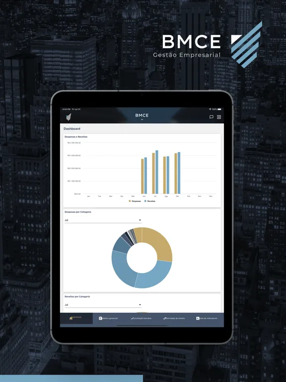 Tangkapan layar BMCE iPad 