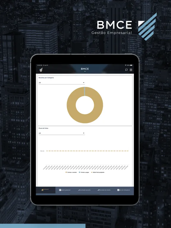 Tangkapan layar BMCE iPad 