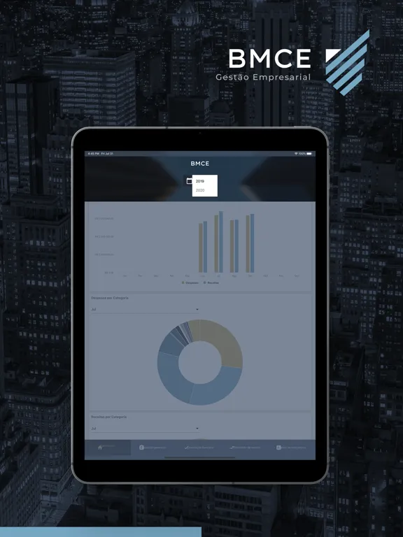 Tangkapan layar BMCE iPad 