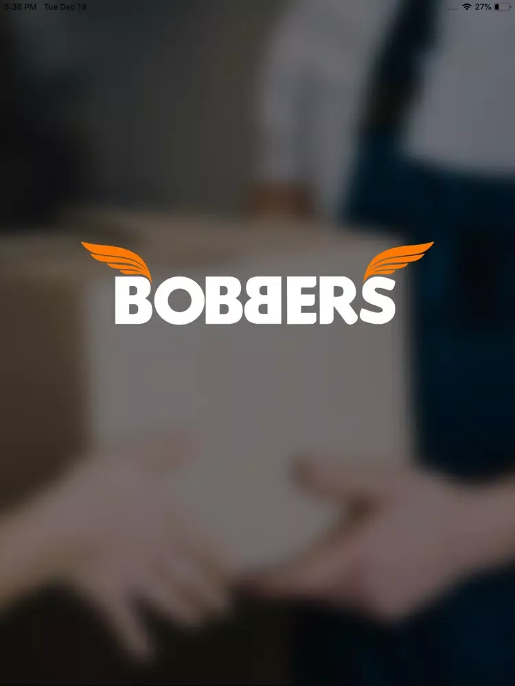 Capturas de tela do Bobbers Logística iPad 