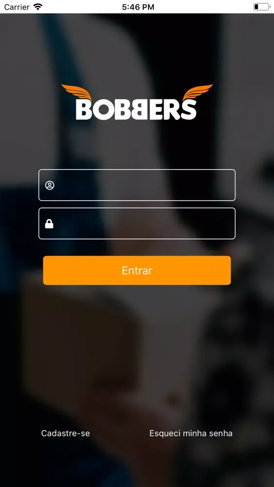 Capturas de tela do Bobbers Logística