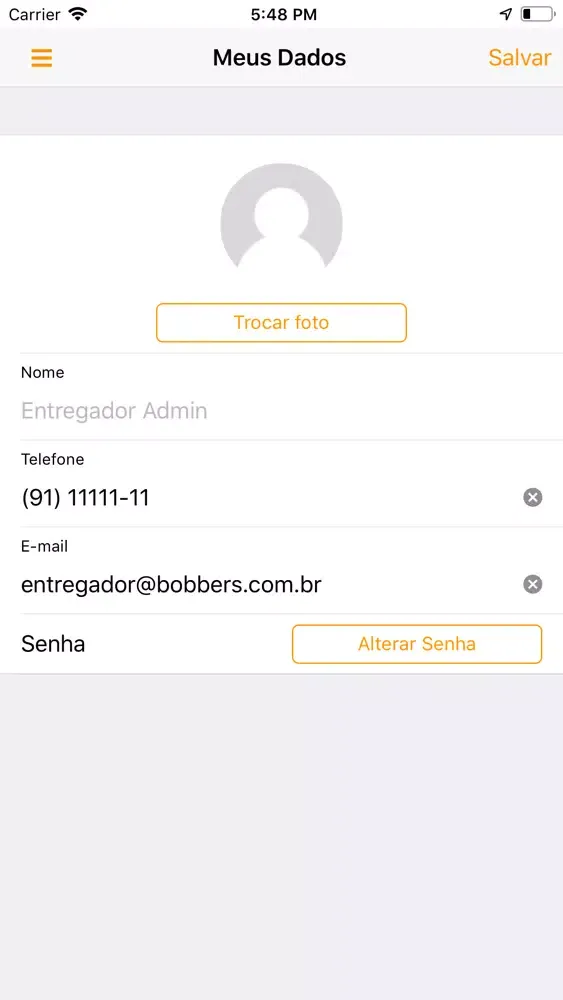 Capturas de tela do Bobbers Logística