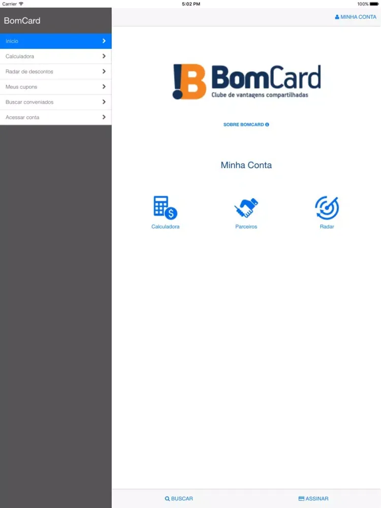 BomCard iPad  Screenshots