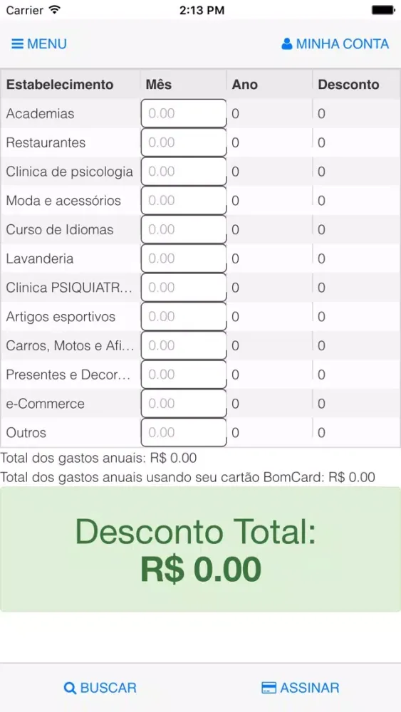 BomCard Screenshots