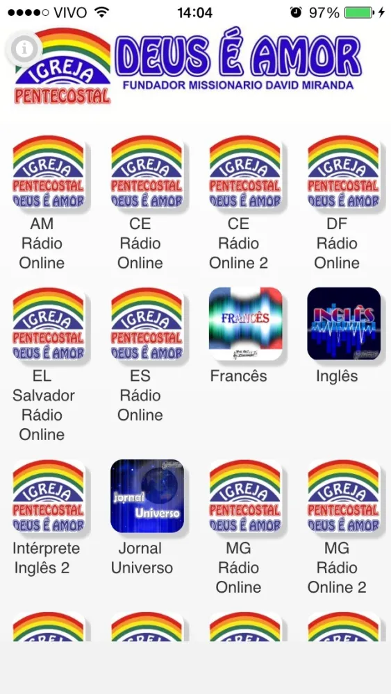 Rádio IPDA 스크린샷