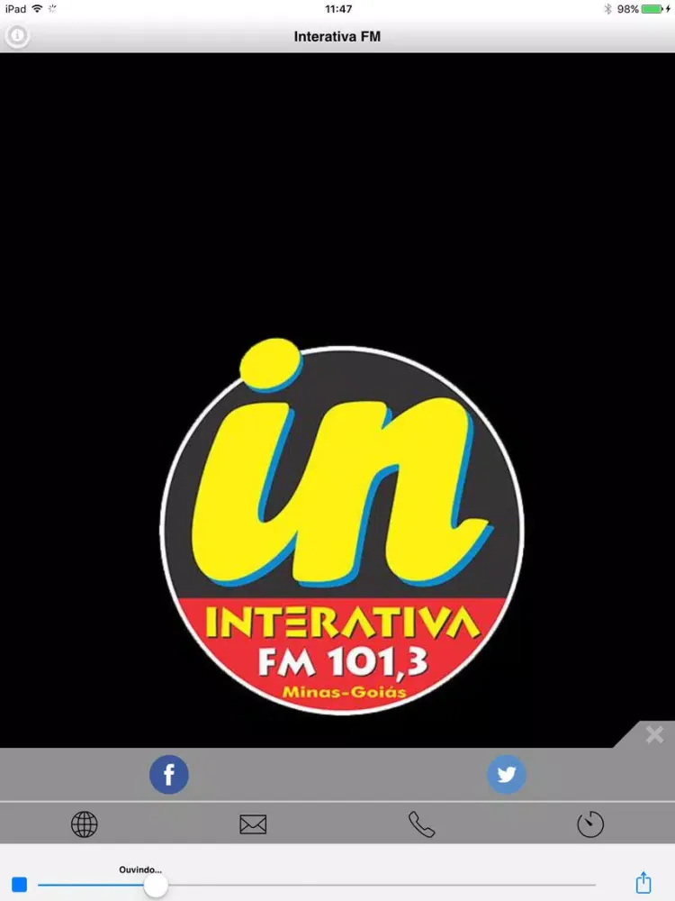 ภาพหน้าจอของ Interativa FM 101,3 iPad 