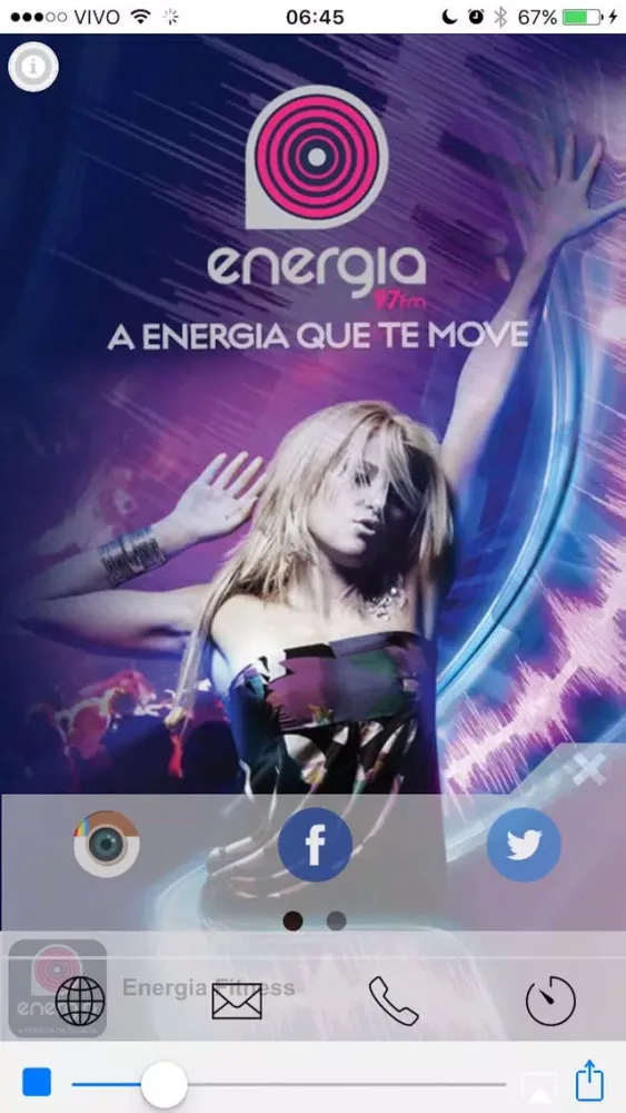 Energia 97 FM | São Paulo | Brasil Ekran Görüntüleri