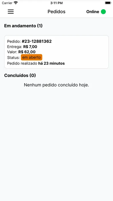 Captures d'écran de Bora Delivery para Empresas