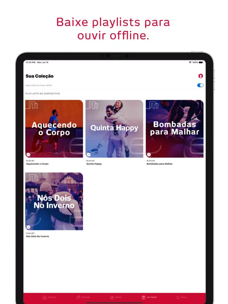 Bradesco Music iPad  스크린샷