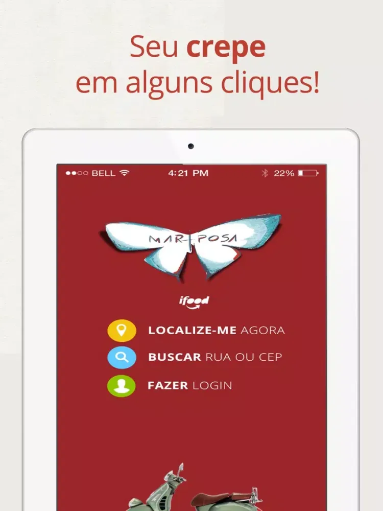 ภาพหน้าจอของ Mariposa Delivery iPad 