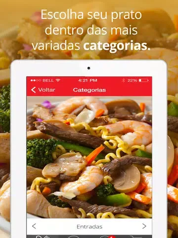 ภาพหน้าจอของ Oriente Fast Delivery iPad 