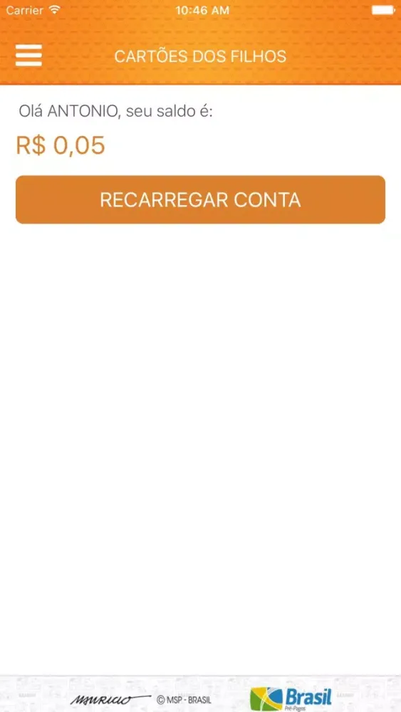 Captures d'écran de Cartão Mesada Turma da Mônica
