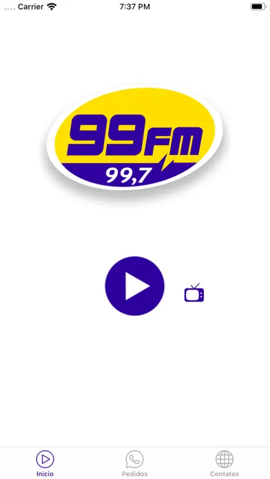 Zrzuty ekranu 99 FM Patos de Minas