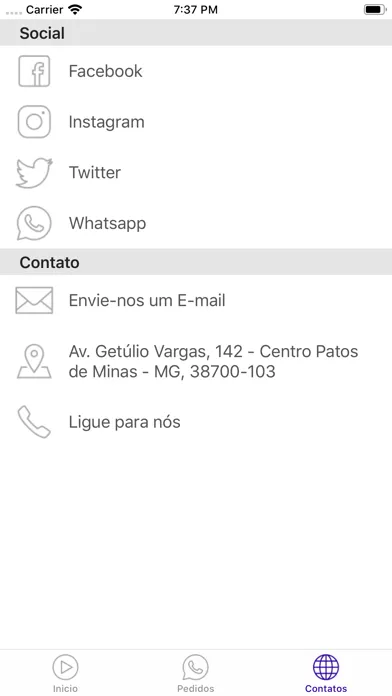 Zrzuty ekranu 99 FM Patos de Minas