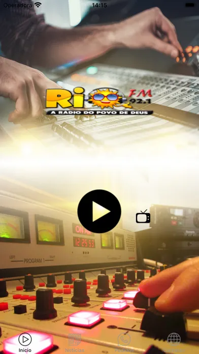 Ảnh chụp màn hình của Rio FM 92,1 Pires do Rio