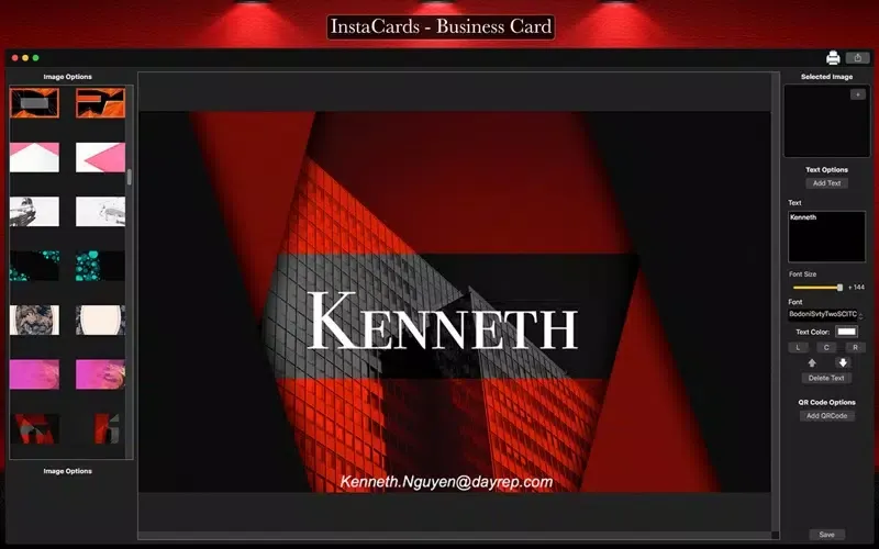 Captures d'écran de InstaCards - Business Card