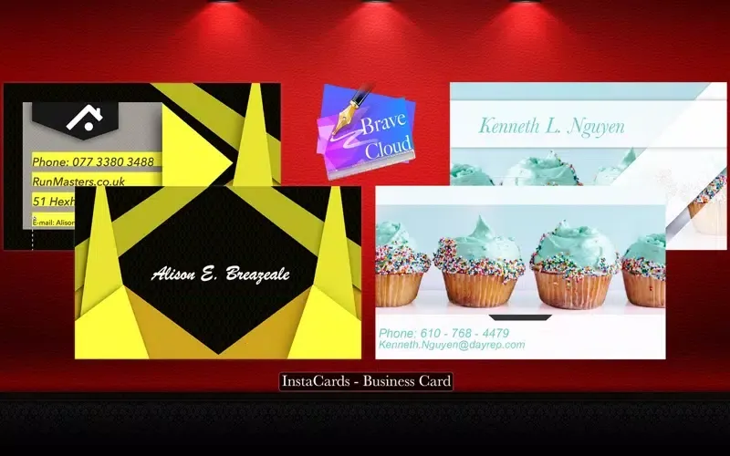 Captures d'écran de InstaCards - Business Card