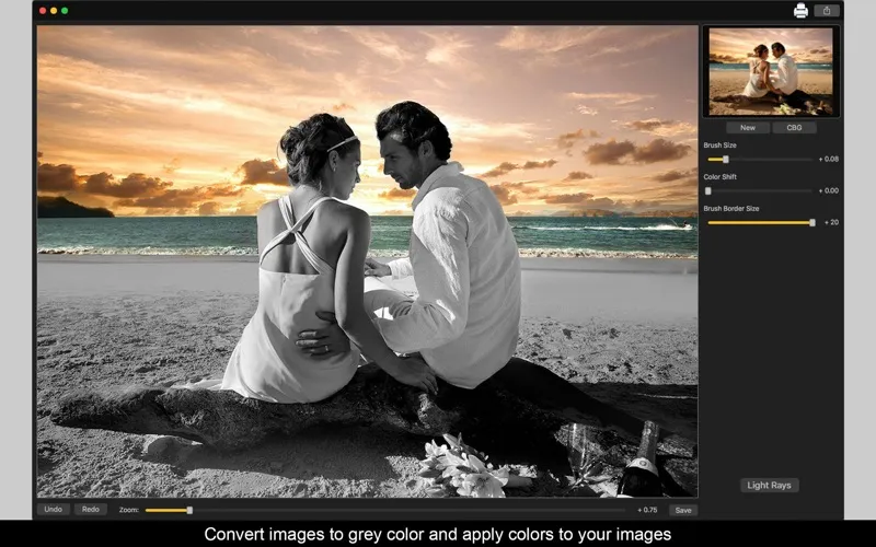 Capturas de tela do Color Splash - Image Editor
