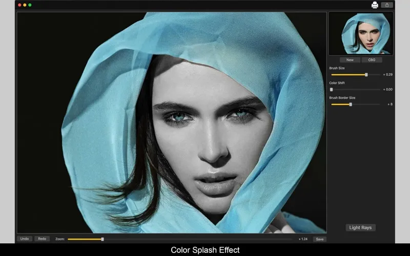 Capturas de tela do Color Splash - Image Editor