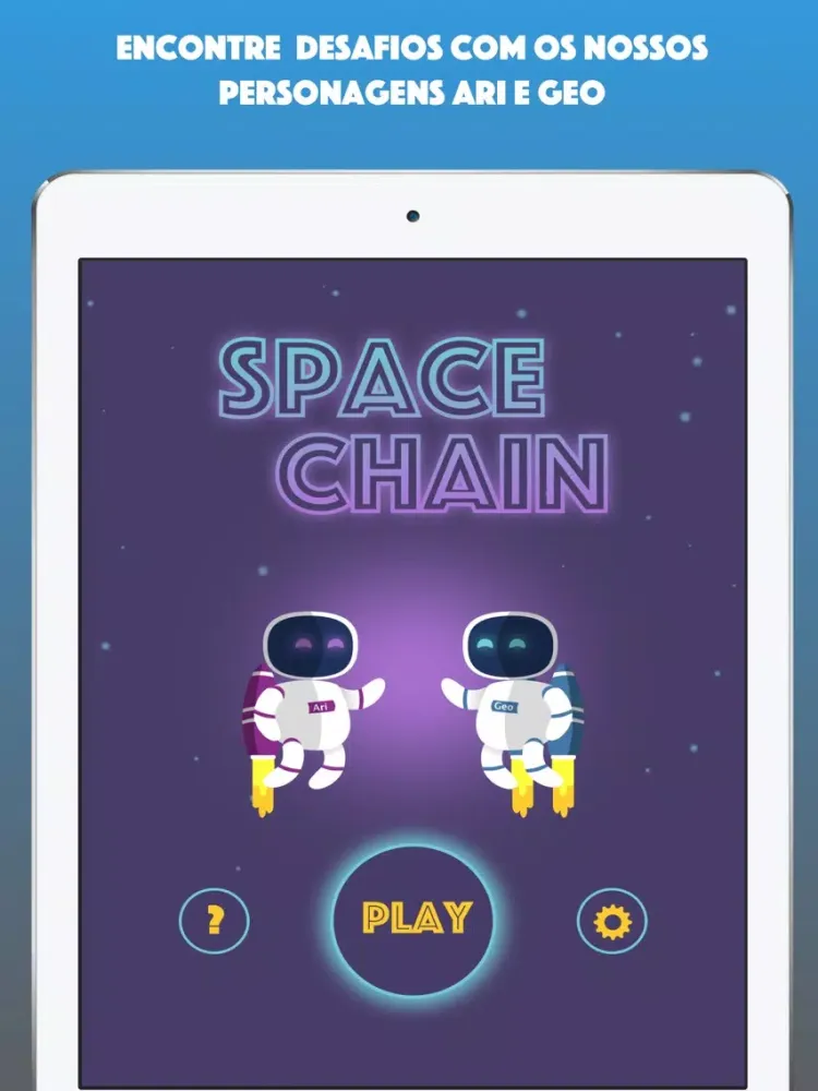 ภาพหน้าจอของ Space Chain iPad 