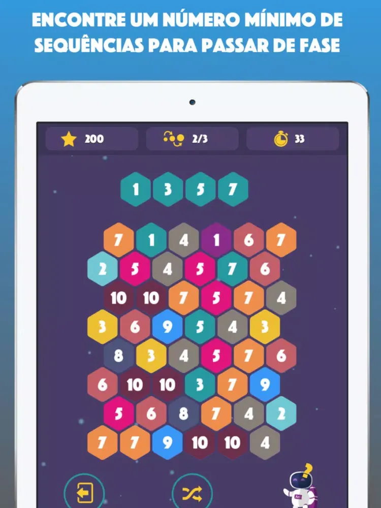 ภาพหน้าจอของ Space Chain iPad 