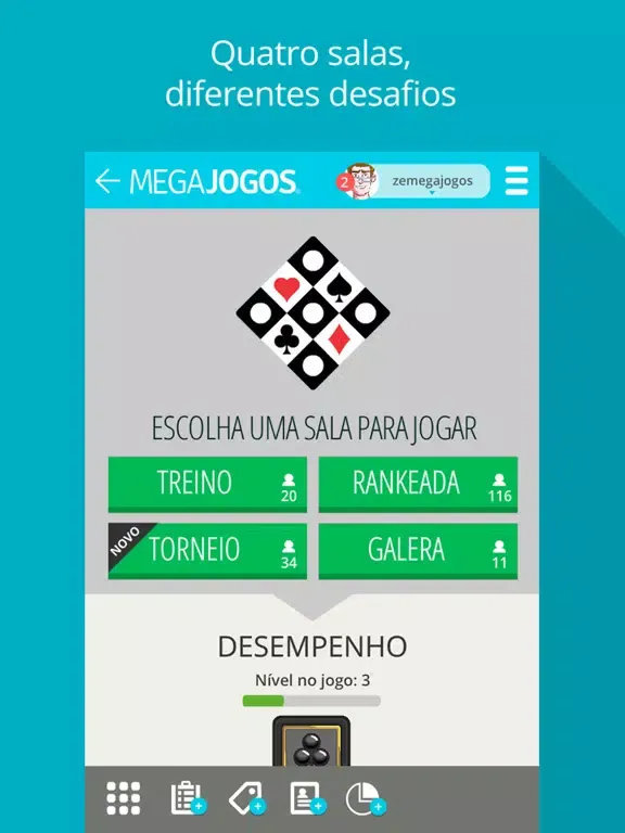 Capturas de tela do Buraco Mano a Mano iPad 