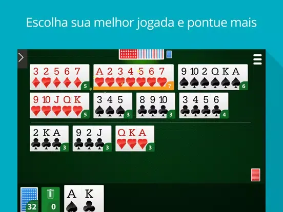 Capturas de tela do Buraco Mano a Mano iPad 