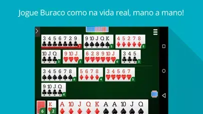 Capturas de tela do Buraco Mano a Mano