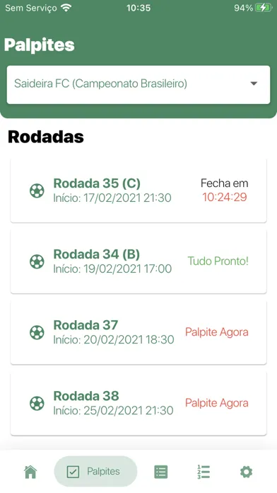 Capturas de pantalla de Bolão Play