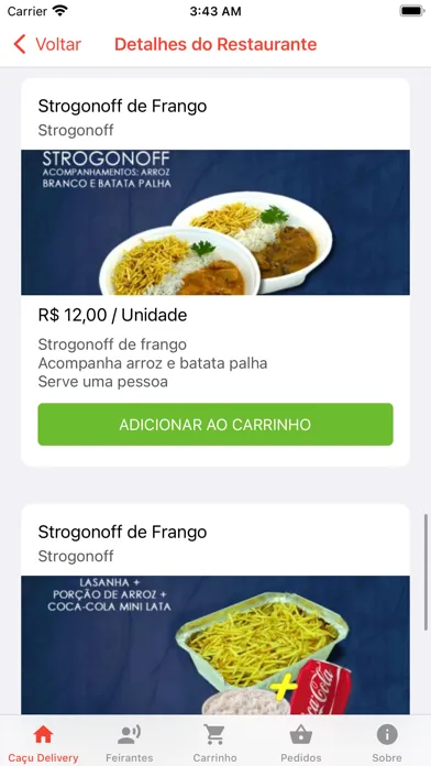 Caçu Delivery應用截圖