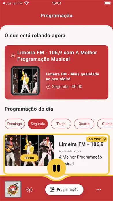 Capturas de pantalla de Limeira FM