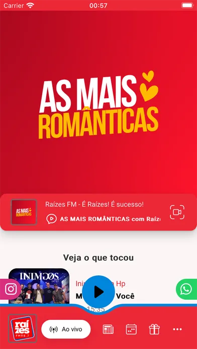 Скриншоты Raízes FM