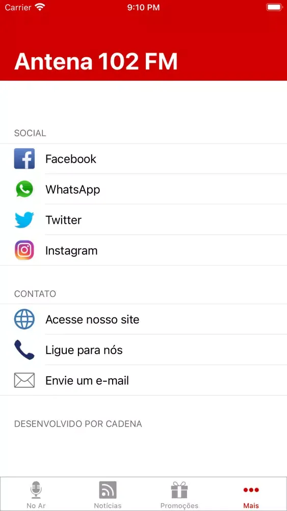 Antena 102 FM应用截图