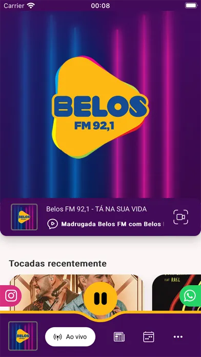 Capturas de pantalla de Belos FM 92,1