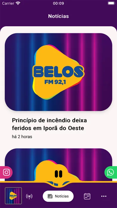 Capturas de pantalla de Belos FM 92,1
