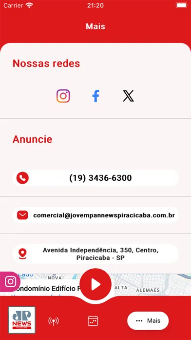 Скриншоты Jovem Pan News Piracicaba
